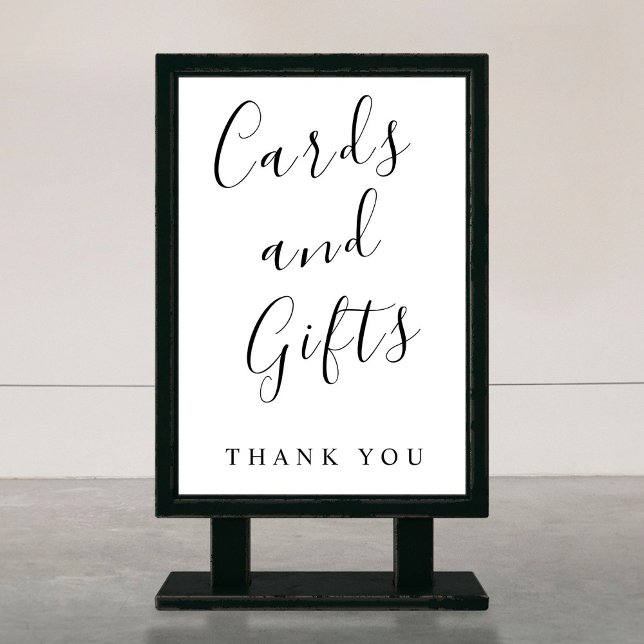 Poster Panneau Cartes et cadeaux (Créateur téléchargé)