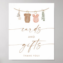 Poster Panneau Cartes et cadeaux | Révélation de genre Bo