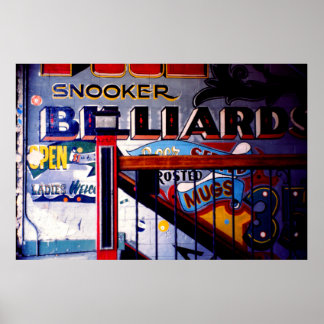 Poster Panneau coloré