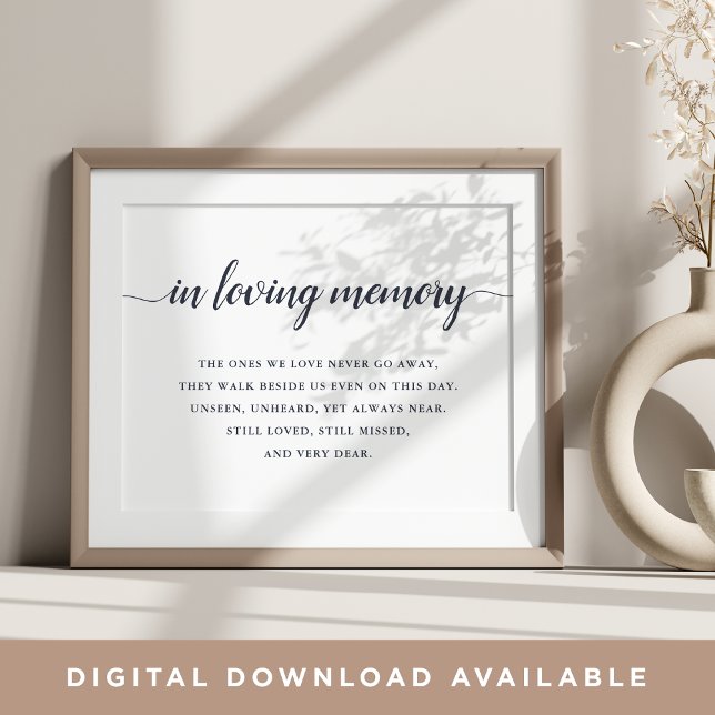 Poster Panneau commémoratif de mariage à la calligraphie  (Créateur téléchargé)