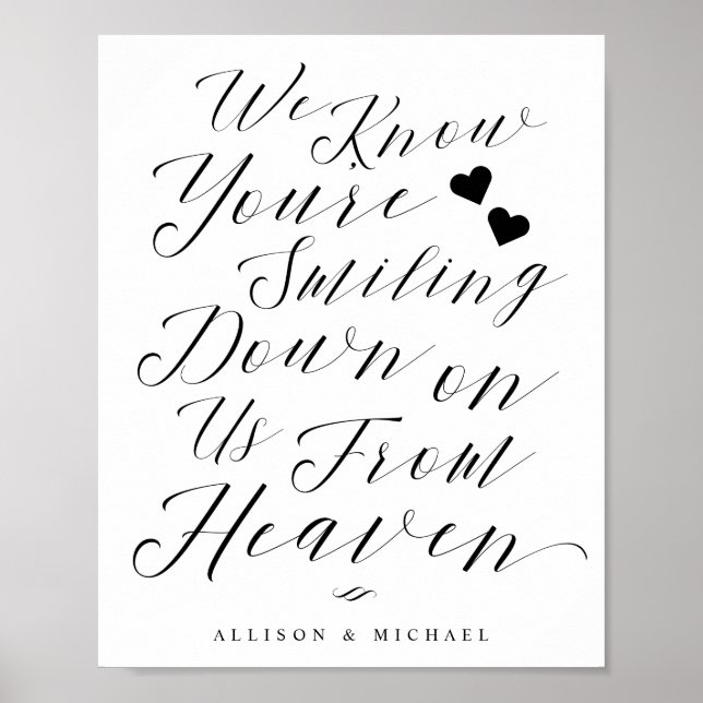 Poster Panneau commémoratif du Ciel souriant (Devant)