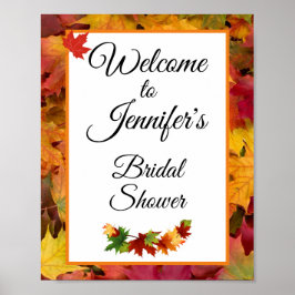 Poster Panneau d'affichage Fête des mariées de bienvenue