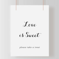 Panneau d'amour de calligraphie moderne est doux
