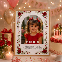 Panneau d'anniversaire de princesse