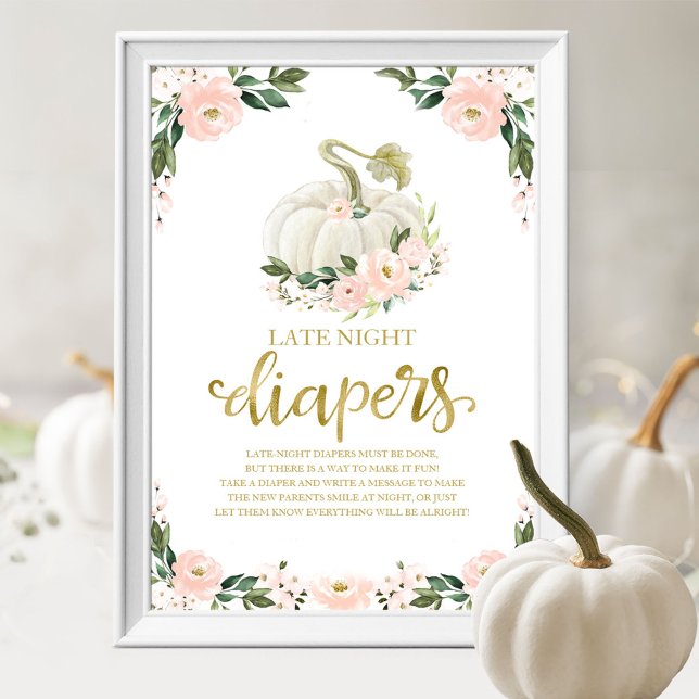 Poster Panneau de Baby shower des plongeurs de nuit citro (Créateur téléchargé)