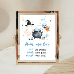 Poster Panneau de bar de maman Osa Little Boo fantôme ble