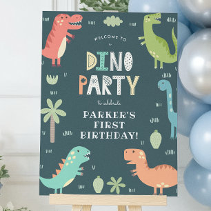 Poster Panneau de bienvenue à la fête d'anniversaire des