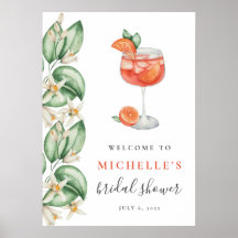 Panneau de bienvenue Aperol Spritz Orange pour la 