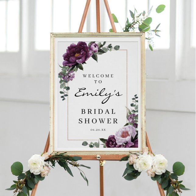 Poster Panneau de bienvenue au Shower de mariage aux Pivo (Créateur téléchargé)