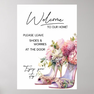 Poster Panneau de bienvenue de la location de vacances Ai