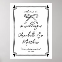 Panneau de bienvenue de mariage fantaisiste avec a