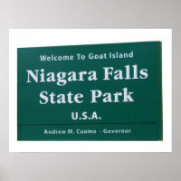 Panneau de bienvenue de Niagara Falls