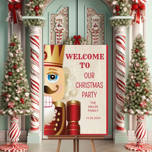 Poster Panneau de bienvenue Noël Casse-Noisette (Créateur téléchargé)