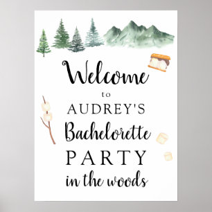 Poster Panneau de bienvenue pour enterrement de vie de je