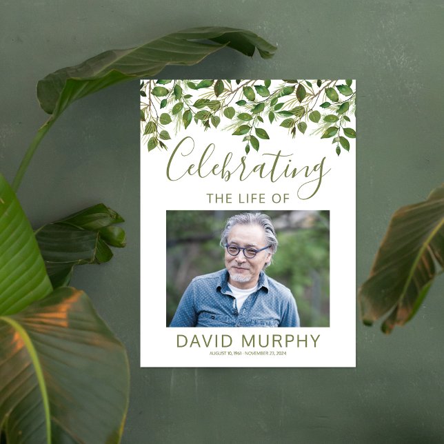 Poster Panneau de bienvenue pour funérailles | Célébratio (Créateur téléchargé)
