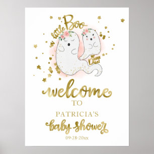 Poster Panneau de bienvenue pour la baby shower d'Hallowe