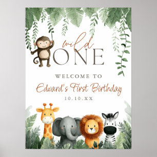 Poster Panneau de bienvenue pour le 1er anniversaire de W