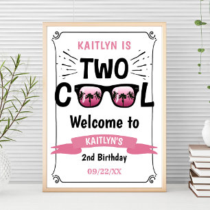 Poster Panneau de bienvenue pour les 2 ans de Two Cool Gi