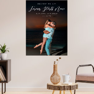 Poster Panneau de bienvenue pour photo de couple pour tou
