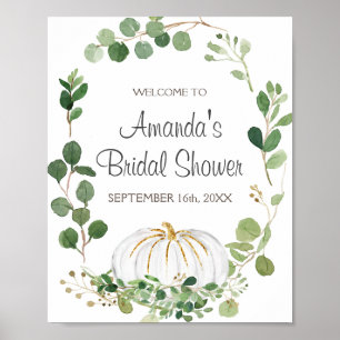 Poster Panneau de bienvenue pour une baby shower de maria