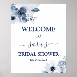 Poster Panneau de bienvenue pour une baby shower de maria