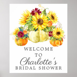 Poster Panneau de bienvenue pour une baby shower de maria
