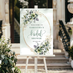 Poster Panneau de bienvenue pour une baby shower de maria
