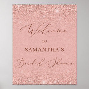 Poster Panneau de bienvenue pour une baby shower de maria