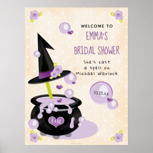 Poster Panneau de bienvenue pour une Baby Shower de sorci