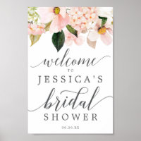 Panneau de bienvenue pour une baby shower sur le t