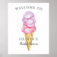 Panneau de bienvenue pour une baby shower sur le t