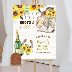 Poster Panneau de bienvenue pour une fête de mariage West