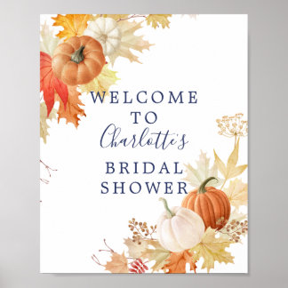 Poster Panneau de bienvenue pour une fête prénuptiale sur