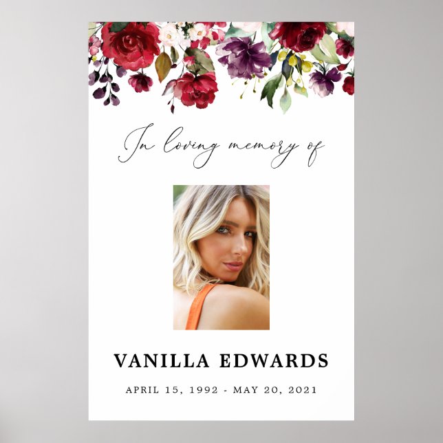 Poster Panneau de célébration de vie en Bourgogne, Pannea (Devant)