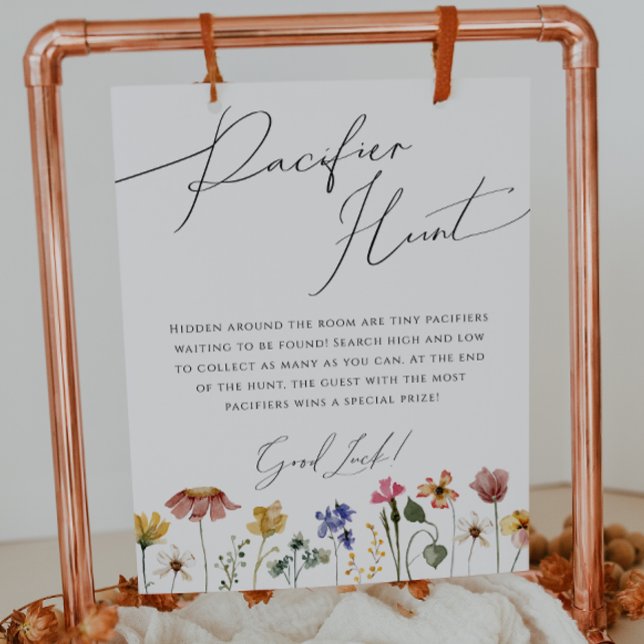 Poster Panneau de chasse couleur Fleur sauvage Pacifique (Créateur téléchargé)