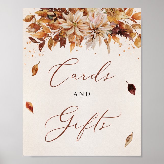 Poster Panneau de comptage à rebours de Baby Shower bohèm (Devant)