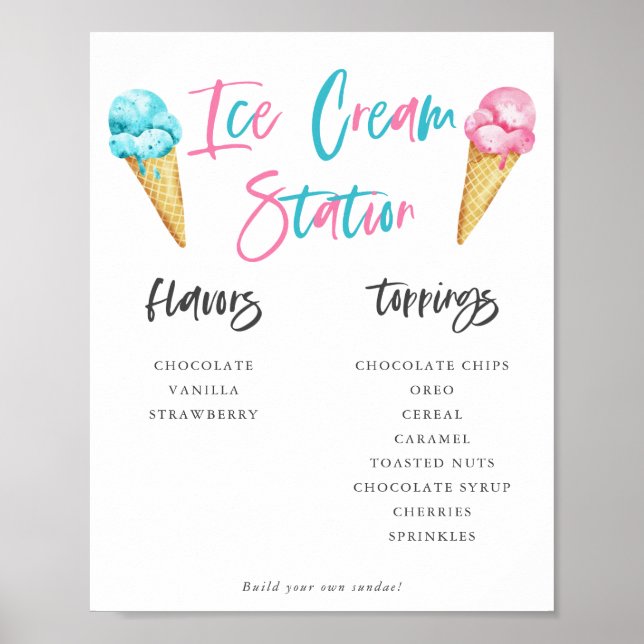 Poster Panneau de fête de révélation du sexe de la statio (Devant)