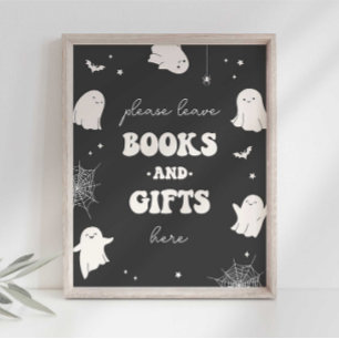 Poster Panneau de fête Little Boo Livres et Cadeaux