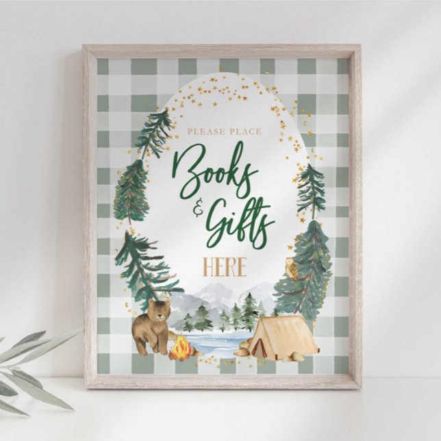 Poster Panneau de fête pour livres et cadeaux (Créateur téléchargé)