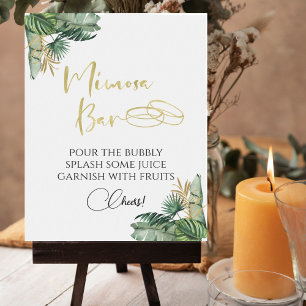 Poster Panneau de la barre de Mimosa de la Bachelorette t