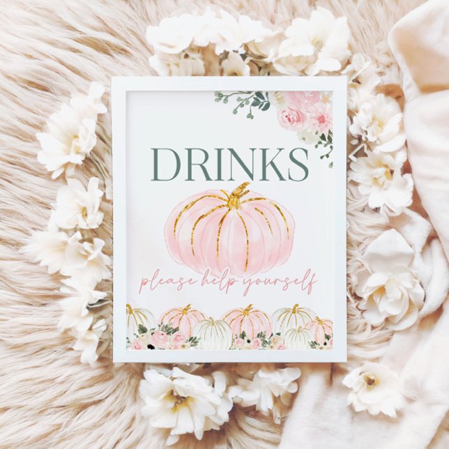 Poster Panneau de la barre des boissons Little Citrouille (Créateur téléchargé)