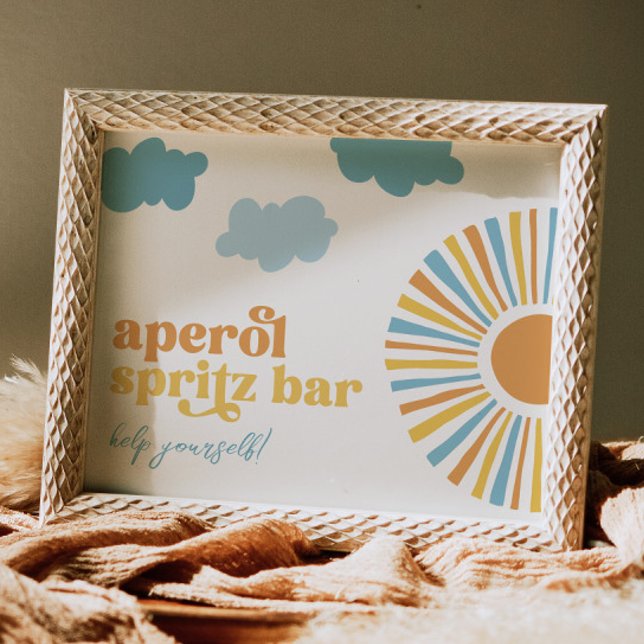 Poster Panneau de la barre Sun Aperol Spritz (Créateur téléchargé)
