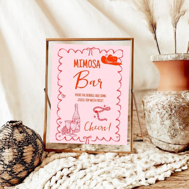 Poster Panneau de la Dernière table du Rodeo Mimosa de Na (Créateur téléchargé)