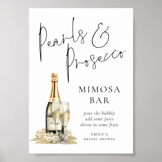 Poster Panneau de la Fête des mariées de perles de poursu (Devant)