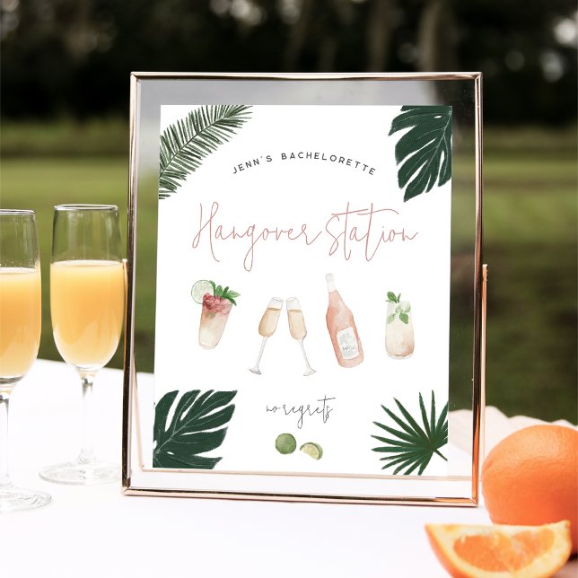 Poster Panneau de la station de désintoxication après une (Créateur téléchargé)