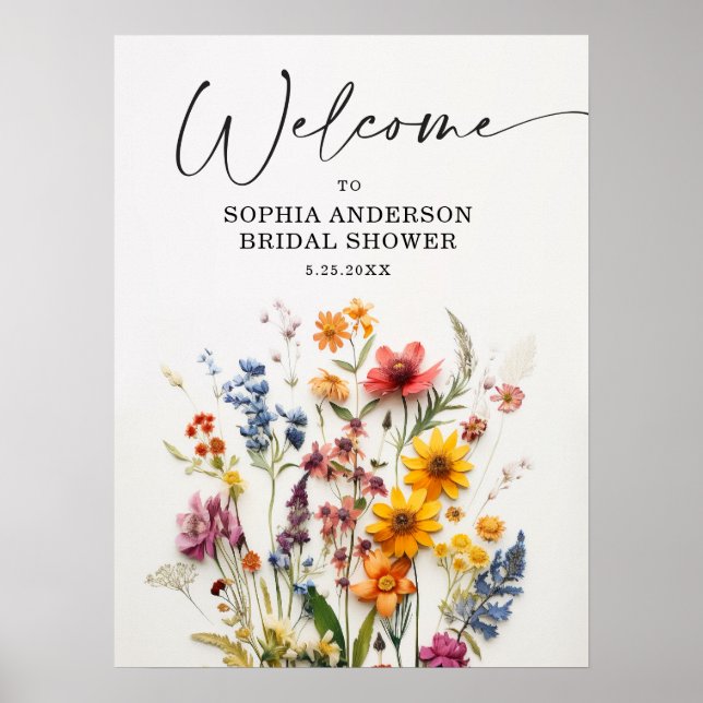 Poster Panneau de l'affiche de la Fête des mariées Fleur  (Devant)