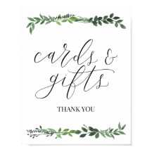 panneau de mariage cartes et cadeaux