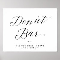 Panneau de mariage écriture calligraphique chic ba