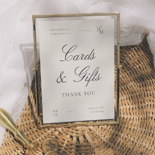 Poster Panneau de mariage éditorial Cartes & Cadeaux mini