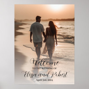 Poster Panneau de mariage photo : Personnalisez votre mar